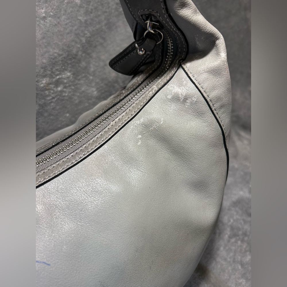 Coach Kristin Spectator 16803 Croc & Python Embossed Leather Hobo - Rehab - Picture 6 of 11
